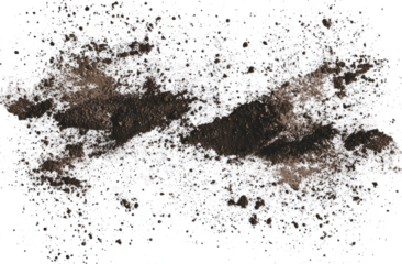 dirt and mud texture on a transparent background