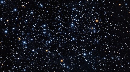 Obraz premium Starry night sky with countless stars, deep space background, cosmic beauty, celestial bodies, infinity of the universe, sparkling starlight, astronomy concept.