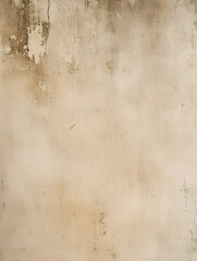 Fototapeta premium Textured wall with subtle imperfections and a soft, neutral color palette, ideal for backgrounds in photography, art, and design projects, conveying warmth and simplicity.
