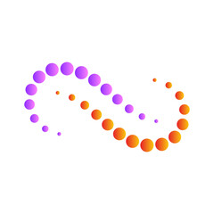 Infinity Design Template,Vector Illustration,Modern and Colorful Symbol