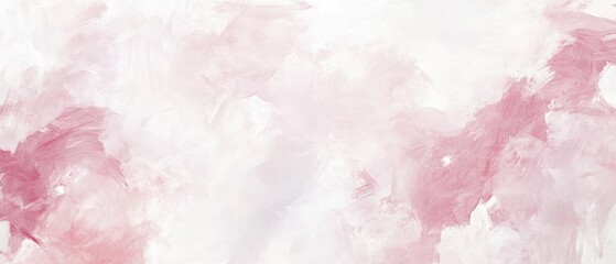 Fototapeta premium Soft pink and white watercolor background. Blended pastel colors creating a gentle and calming texture for artistic designs or abstract art.
