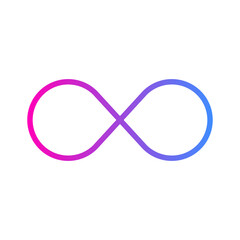 Fototapeta premium Infinity Design Vector icon illustration template design