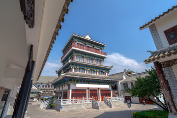 Traditional Chinese ancient buildings, Mengzi, Yunnan, China.