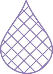 Pattern Purple Water Drop Plaid Vector