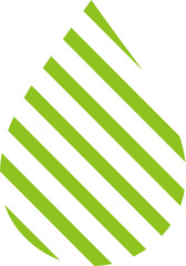 Pattern Green Water Drop Stripes Vector