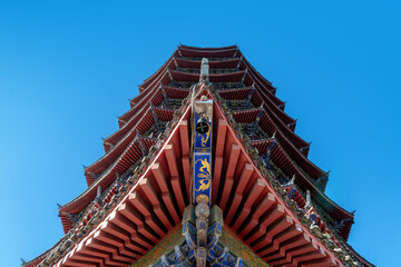 Obraz premium Traditional Chinese ancient buildings, Mengzi, Yunnan, China.