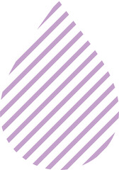 Pattern Purple Water Drop Diagonal Stripes