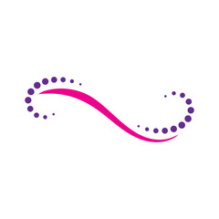 Infinity symbol icon on white background for graphic and web design. Creative illustration concept symbol for web or mobile app