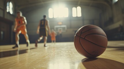 Naklejka premium The Impact of Basketball on Global Culture and Its Rise as an International Sport