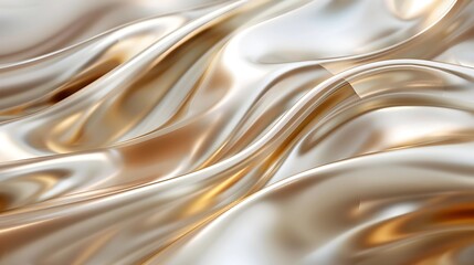 Abstract liquid gold metal chrome background