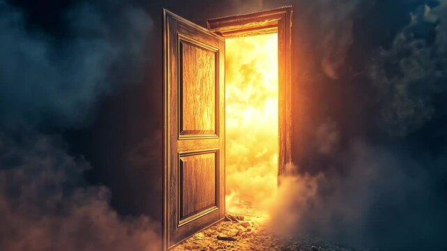 Open door to heaven