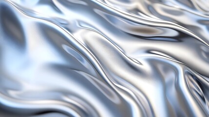 Silver liquid metal chrome abstract background 