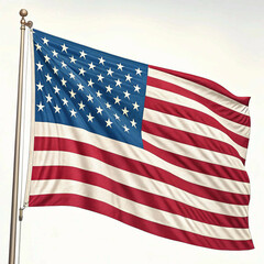 Fototapeta premium Illustration of the USA national flag