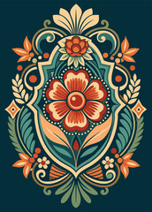 The retro sunburst background features radial rays and a grunge texture. Ideal for posters, banners, and vintage-style designs