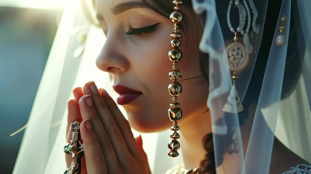 Holy occasion: first communion video, child faith, sacred ritual, meaningful rite, spiritual growth, church setting, religious joy, prayerful moment, heartfelt devotion, spiritual connection.