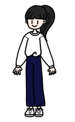 ストックイラスト横長
