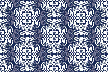 Vector hand drawn style, Ethnic ikat seamless pattern, African style, Abstract vector, Chevron embroidery, Paisley embroidery, Navajo geometric pattern, Aztec and tribal motifs, aboriginal