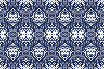 Vector hand drawn style, Ethnic ikat seamless pattern, African style, Abstract vector, Chevron embroidery, Paisley embroidery, Navajo geometric pattern, Aztec and tribal motifs, aboriginal