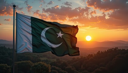 pakistan day celeration with fighter jets forming pakistan flag