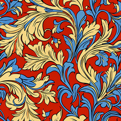Sleek Close-Up of an Intricate Red Blue and White Pattern Perfect for Modern Creative Inspirations and Graphic Displays
