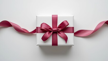 Gift box with ribbon