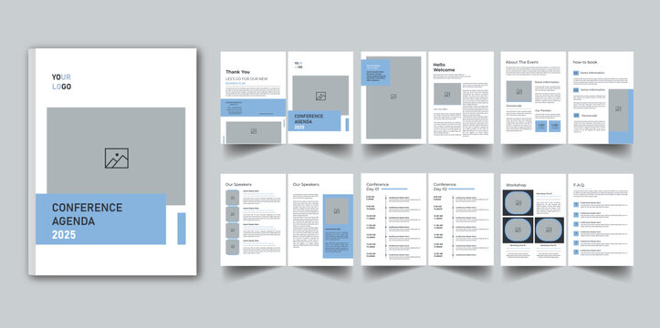 Conference Agenda | vectors template
