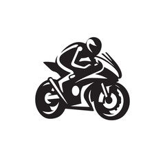  motorcycle icon design template vector