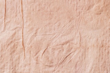 Fototapeta premium Wrinkled craft paper texture background