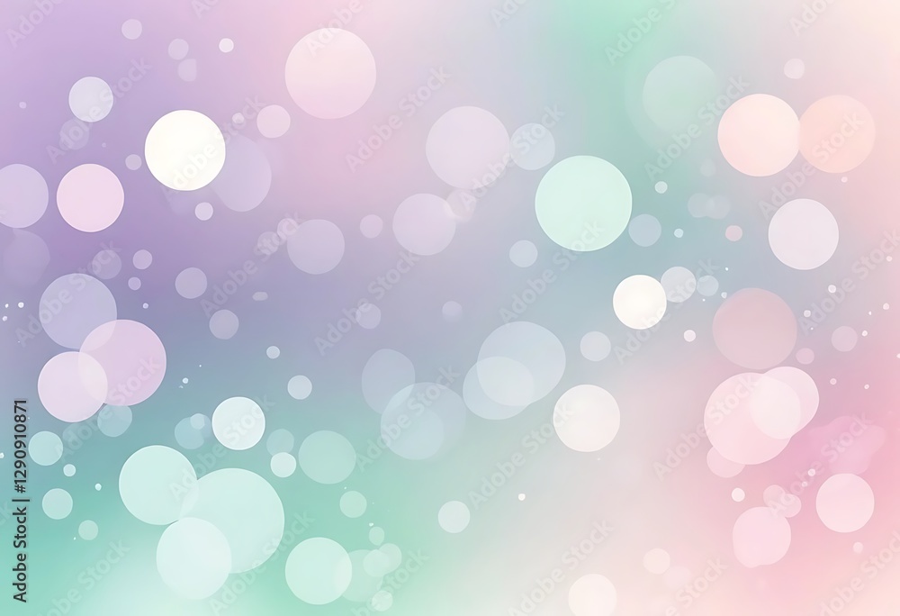 Poster elegant abstract background with soft pastel colors and bokeh lights effect