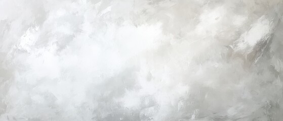 Cloudy sky background with soft textures, abstract weather pattern, light gray tones, artistic sky painting, natural elements for design projects.