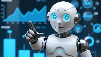 Fototapeta premium Artificial intelligence of future technology