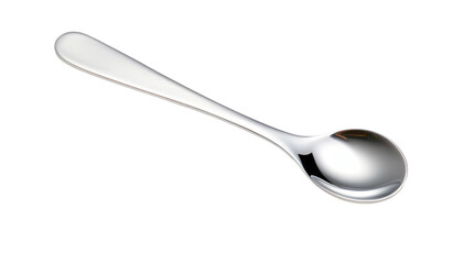 Stainless Steel Spoon on transparent background 