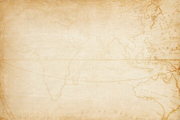 Vintage world map paper background