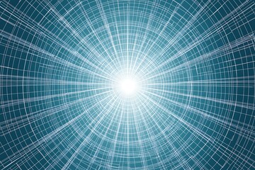 Abstract glowing tunnel of light, representing speed, future, and digital connection.