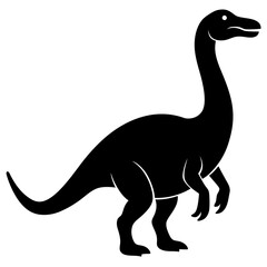 Dinosaur Icon Vector Scalable Silhouette for Branding & Graphics.