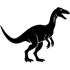 Dinosaur Icon Vector Scalable Silhouette for Branding & Graphics.