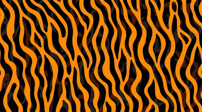 tiger skin seamless pattern