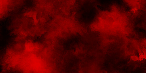 Abstract smoke wallpaper background for desktop red and black background,  with copy space for design Abstract explosion of red powder on black background .