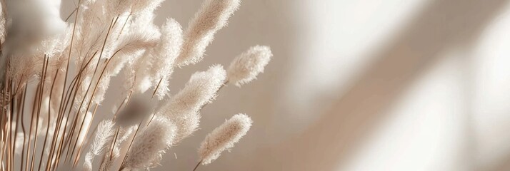 3d background minimalistic mockup with space for text, cozy hay texture with a soft warm color palette