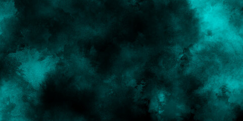 Dark grainy background green black watercolor abstract, perfect for backgrounds in design projects, featuring a noise texture effect, hand painted dark color wallpaper for design.