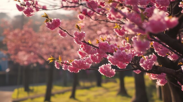 sakura season scenary