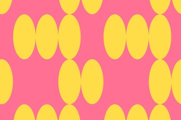 Pink retro pattern background, circle geometric