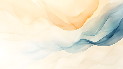 Obraz premium This abstract image features flowing layers of colour resembling smoke or fabric with various hues.