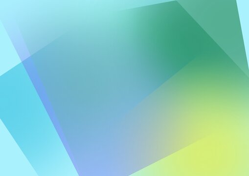 arri&egrave;re-plan abstrait flou et superposition de couleur vert et bleu 