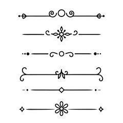 Set of divider line