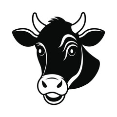 Cartoon Cow Vector Illustration 