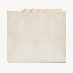 Aesthetic sticky note, stationery design with copy space