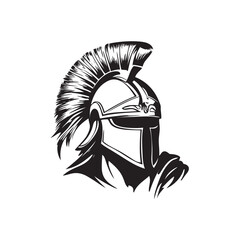 roman soldier with helmet