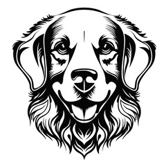 Dog Face  Golden Retriever.ai