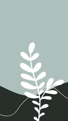 abstract floral wallpaper mobile design